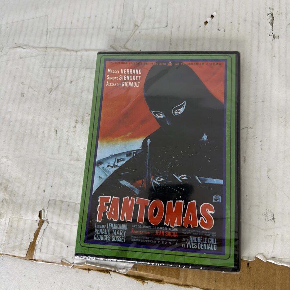DVD Fantômas (1947) Horror Movie Brand New And Sealed